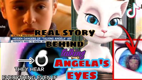 who is behind talking angela eyes